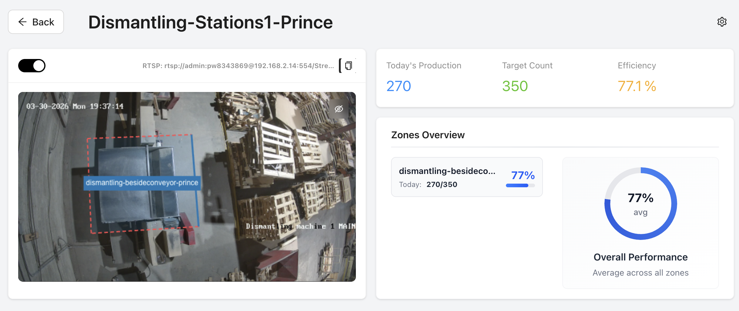 Camera Onboarding — Confirm Live Preview