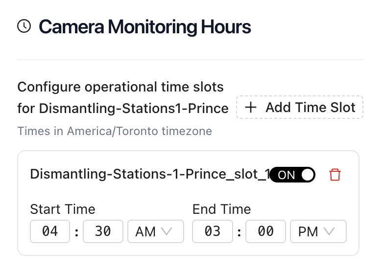 Camera Onboarding — Mark Counting Line